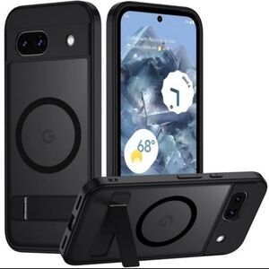 Google Magnetic Ring Kickstand Case - Black
